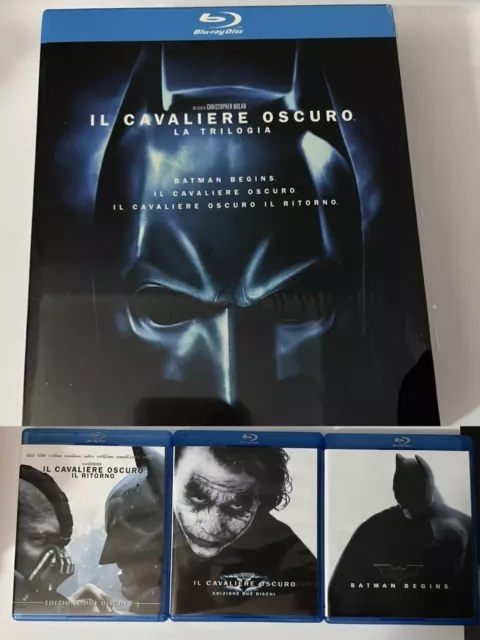 Il cavaliere oscuro - La Trilogia ( Blu-Ray Disc)-ITALIANO ORIGINALE Sigillato