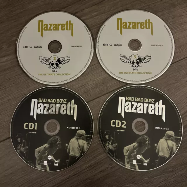 NAZARETH x 4 CDs (DISCS ONLY)