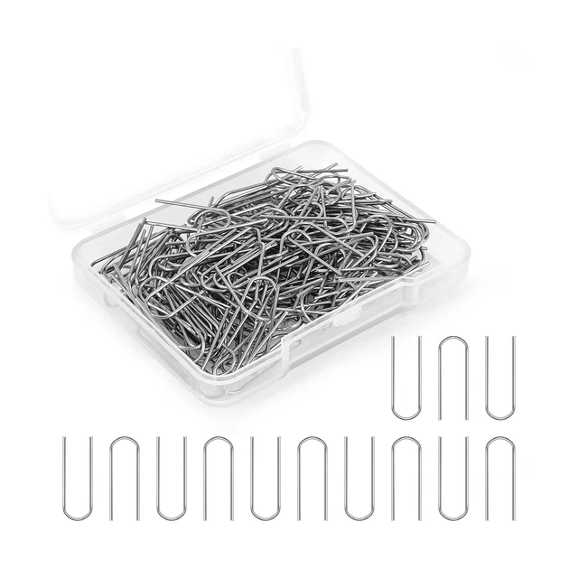 High Temperature Nichrome Wire Jump Rings, U Hanger Hooks for Pendant, Cerami...