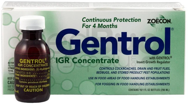 1 oz bottle Gentrol IGR Insect Growth Regulator Bedbug Roach Cockroach Control