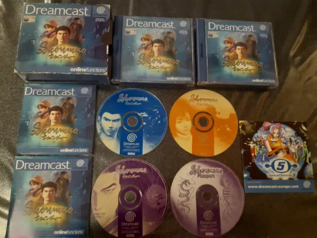 shenmue  dreamcast sega complet en boite notice CIB PAL EUR 100% original 🇪🇺