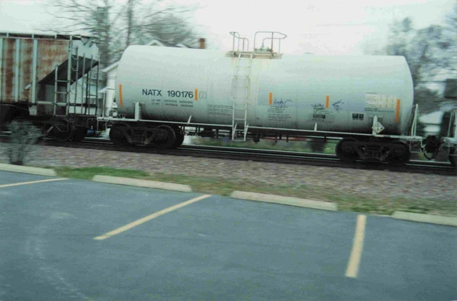 NATX GE GENERAL Electric Rail Service Railcar Tanker Train Photo 4X6 ...