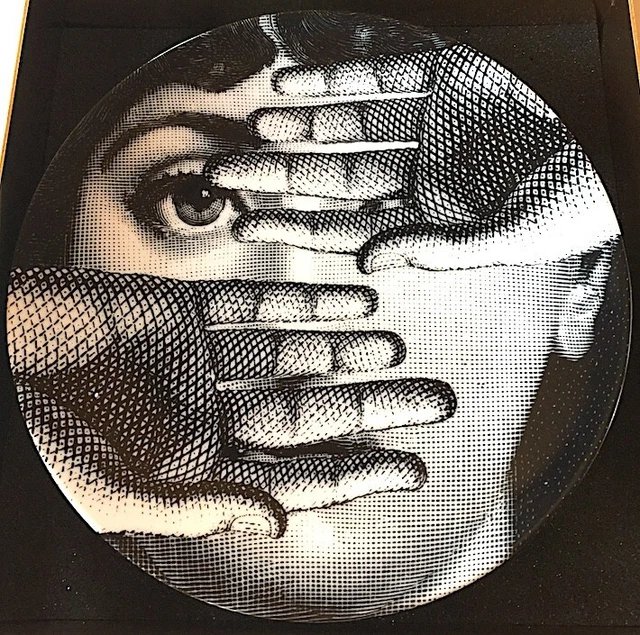 Fornasetti T&V Plate 154 Tema e Variazioni Original Fornasetti T&V Plate 154 Tema e Variazioni Original