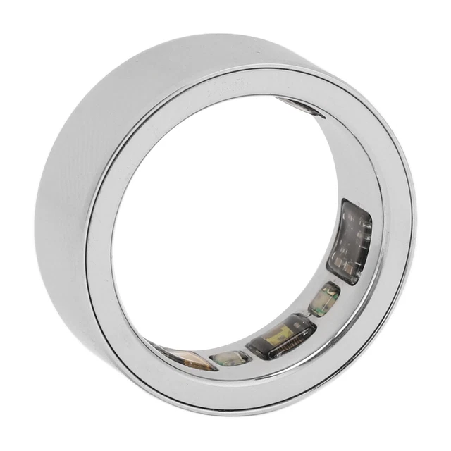 Anello Intelligente Smart Ring Per Uomo E Donna - Monitoraggio Frequenza Cardiaca, SpO2, Sonno, 100+ Sport, IP68, Oro, Taglia 9