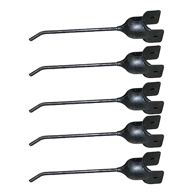 (5) Rubber Mounted Rake Teeth 65609 Fits New Holland 256 Fits John Deere 858A 64