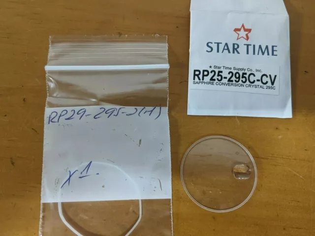 ROLEX SAPPHIRE CONVERSION Crystal And Gasket By Star Time 295C RP25 295C CV 336.88 PicClick AU