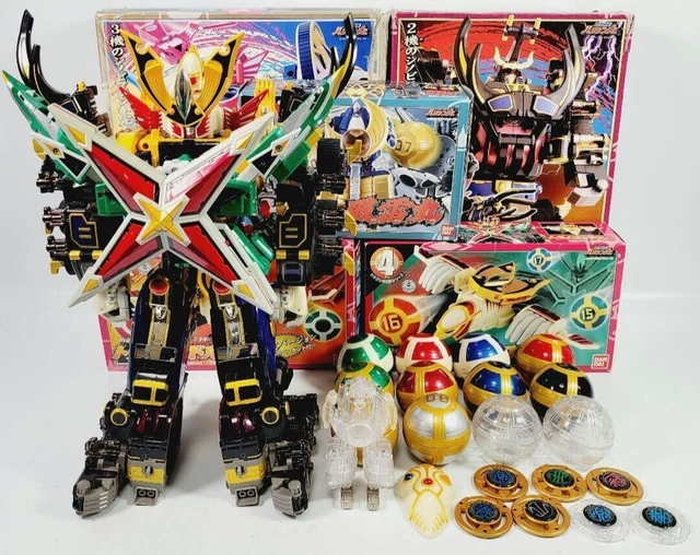 Set De Balles Power Rangers NINJA STORM - Série Hurricaneger, Boîte Vintage
