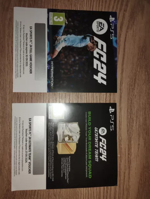 EA sports FC 24 PS5 digital codes Full Game & Ultimate Team! Brand New