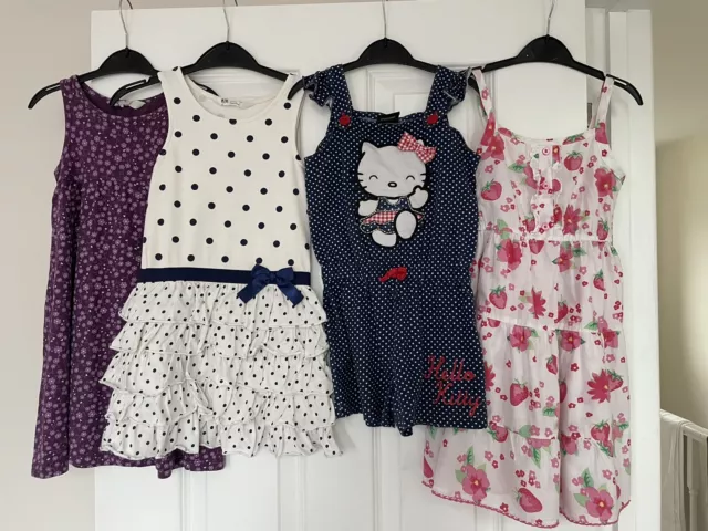 Hello Kitty! Age 4-5 Years Girl Summer Occasion Party Dress & playsuit Bundle