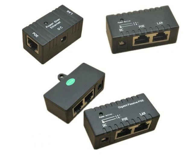 12V - 48V Passive POE Injector for IP Camera VoIP PhoneNetwrok AP ...