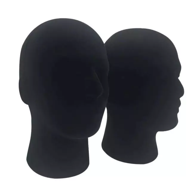 Wigs Glasses Cap Foam Manikin Head Male Mannequin Styrofoam Model Display I4H9