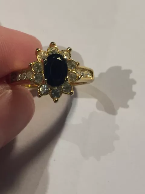 Bijoux très belle bague plaqué or taille 56 (94-39)