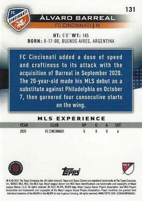 2021 TOPPS CHROME Major League Soccer base common cards (131 - 140 ...