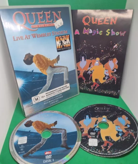 Queen Live At Wembley Stadium 1986 - 2 Disc DVD - Region 4 - VGC