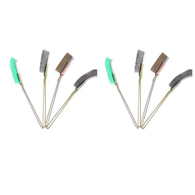 2 Stück Haarschneidemaschinen-Reinigungsbürsten Aus Nylon Mit 2 Friseurkämmen - Praktisches Set Für Salon & Zuhause