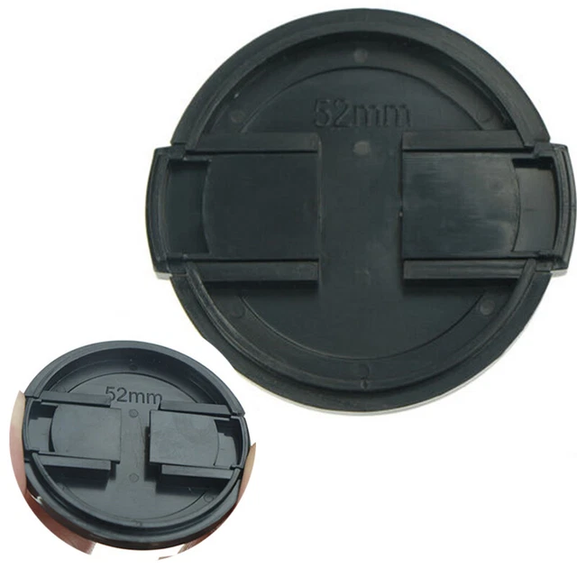 SLR DSLR Lens Cap Camera DV Leica Sony.lu8 Snap On Front 52mm Plastic Cover For