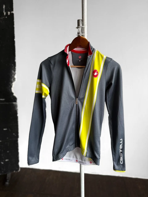 Veste Cycliste LOOK CARBON LINE Castelli - Taille XXL Homme - Gris/Bleu/Rouge
