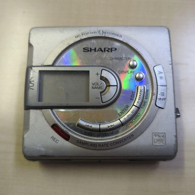LECTEUR MINIDISC PORTABLE sharp md ms 701 enregistreur EUR 12,58 - FR