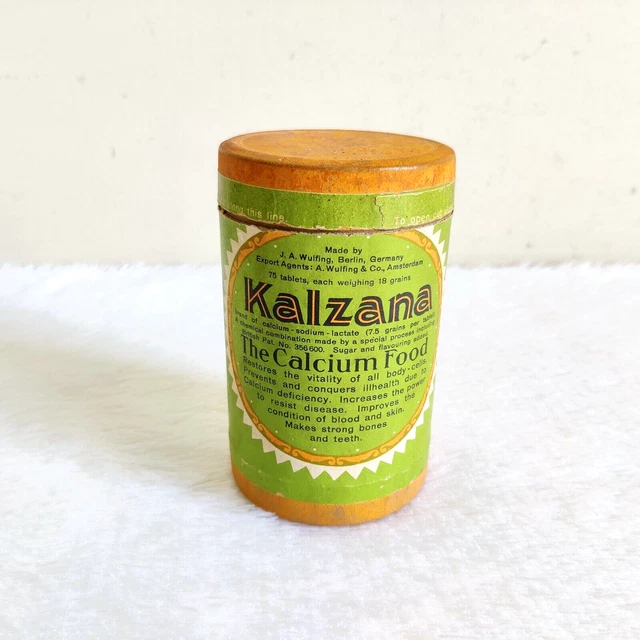 Boîte Métal Sandoz Vintage Années 1960 - Calcium Sandoz Bâle - Suisse - TB539
