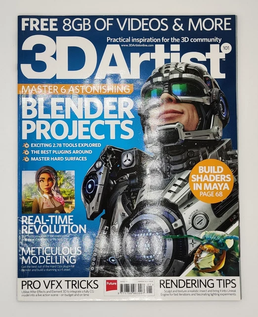 3D ARTIST MAGAZINE Issue 101 Master 6 Astonishing Blender Projects 7
