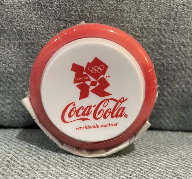 New & Sealed 2012 London Olympics Coca-Cola Yo-Yo Coke YoYo - White & Red Rim
