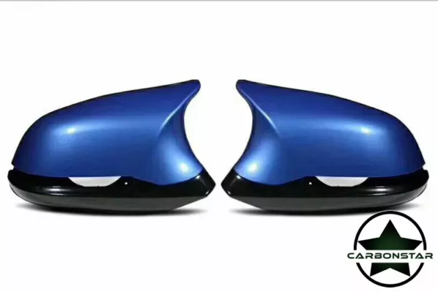 Cstar Sport Spiegel Umbau-Set B45 Blau Hochglanz passend für BMW X1 E83 i3