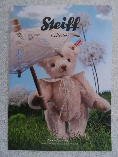 Steiff Teddy Bear Catalogue 2016 - Limited Editions, Country Exclusives.54 pages