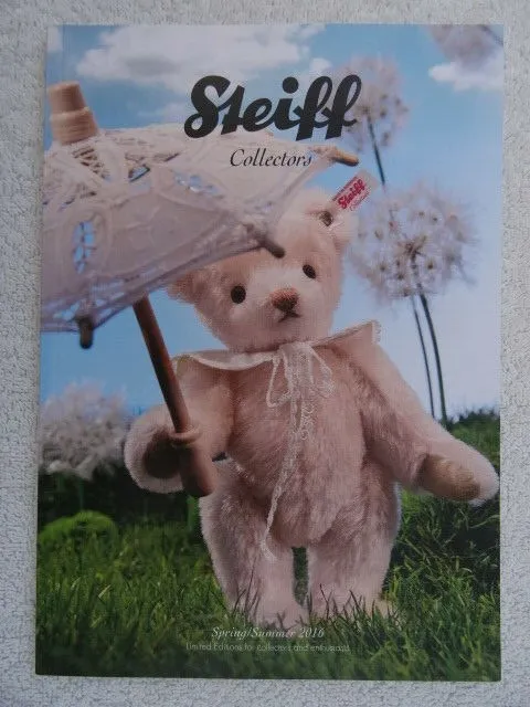 Steiff Teddybär Katalog 2016 - Limitierte Auflagen, Länderexklusiv. 54 Seiten