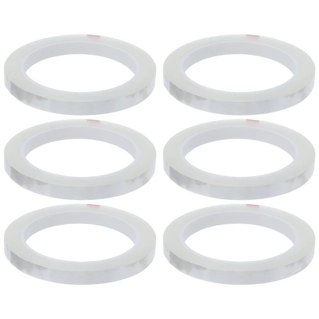 6 rouleaux de ruban adhésif floral transparent ruban adhésif transparent pour