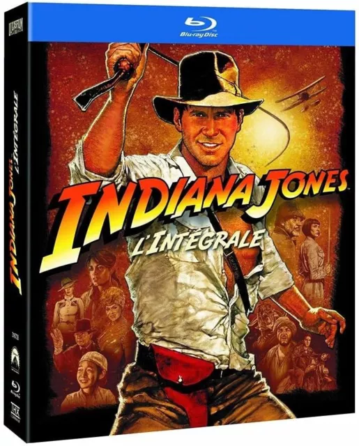 Coffret Indiana Jones L’intégrale blu-ray edition collector limitée neuf