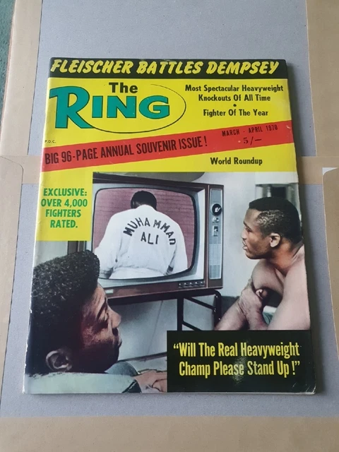Vintage Boxing The Ring Magazine 1970 March-April (TRM.B8)