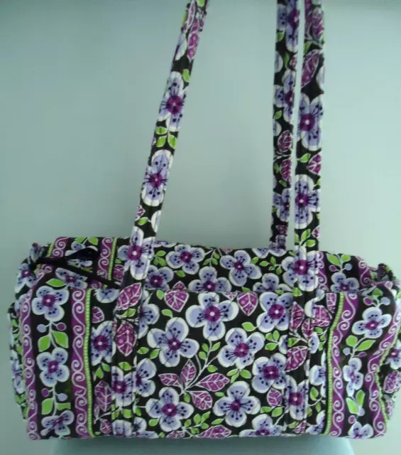 Vera Bradley Plum Petals Duffle Bag