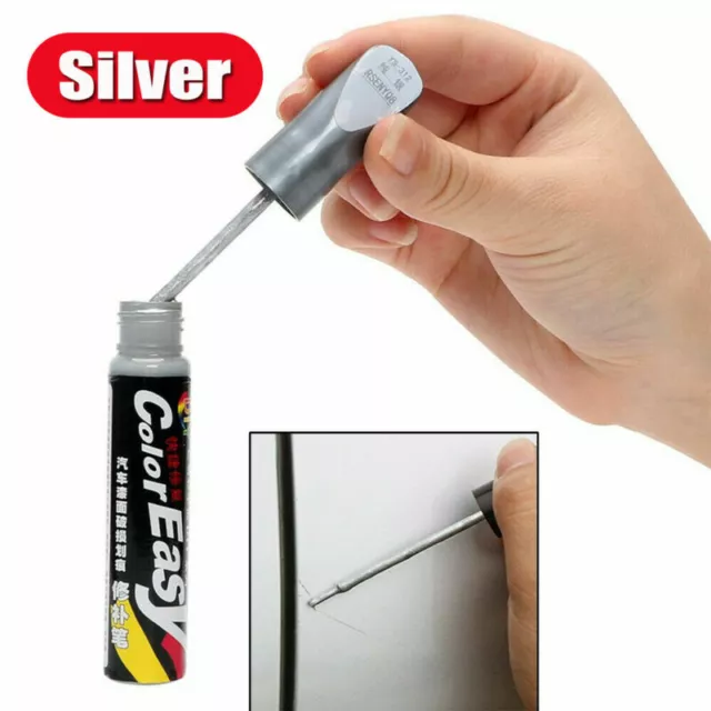 1* Car Paint Repair Pen Clear Scratch Touch Up Pen Remover Accessories Silver