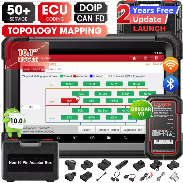 Dispositivo de diagnóstico Launch X431 PRO3 APEX PRO3S+ V5.0 COCHE OBD2 escáner clave programador