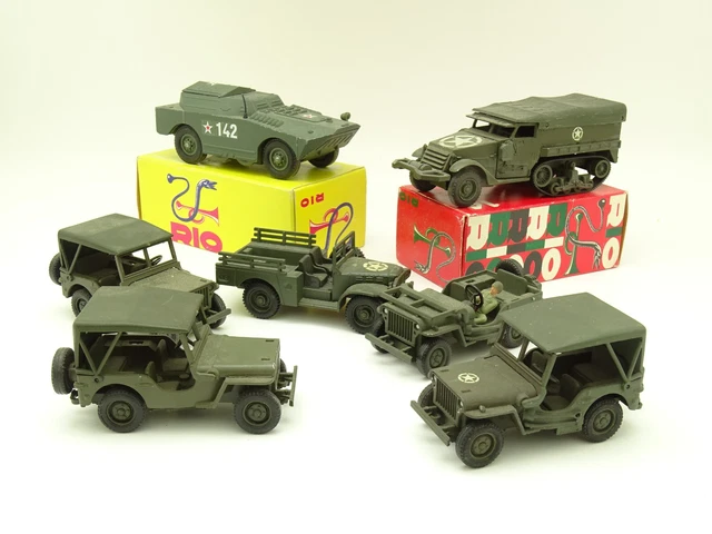 SOLIDO MILITAIRE ARMÉE SB 1/43 - Lot de 2 Mercedes Unimog EUR 30,00