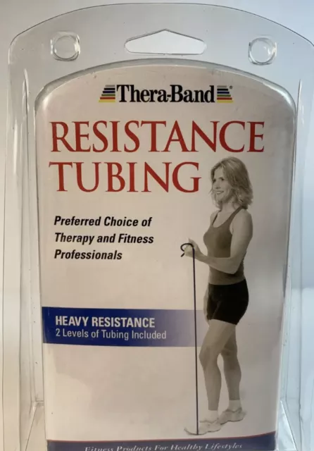 Thera-Band Resistance Tubing Heavy Resistance Blue Black Bands Advanced