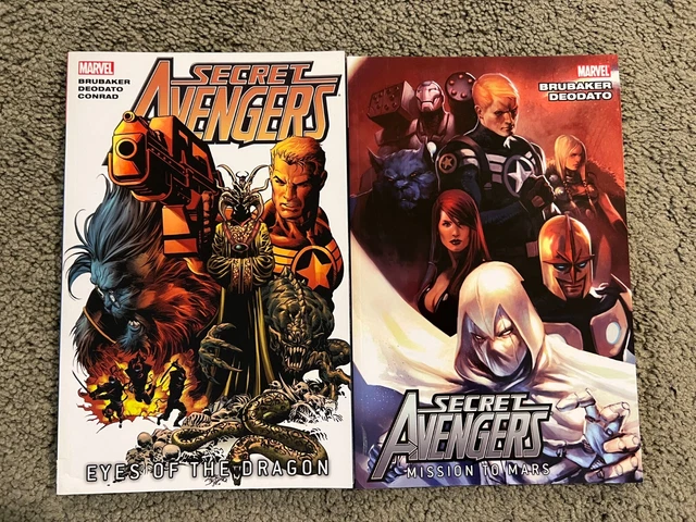 Secret Avengers tpb lot Eye of the Dragon/Mission to Mars Ed Brubaker Deadato Jr
