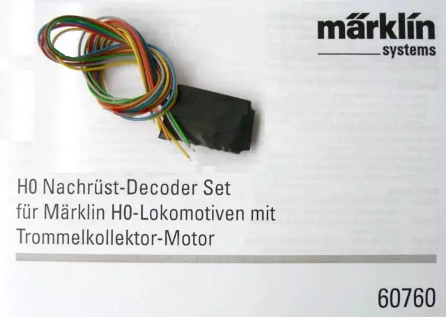 Märklin H0 - Decoder aus 60760 mit Beschreibung NEU