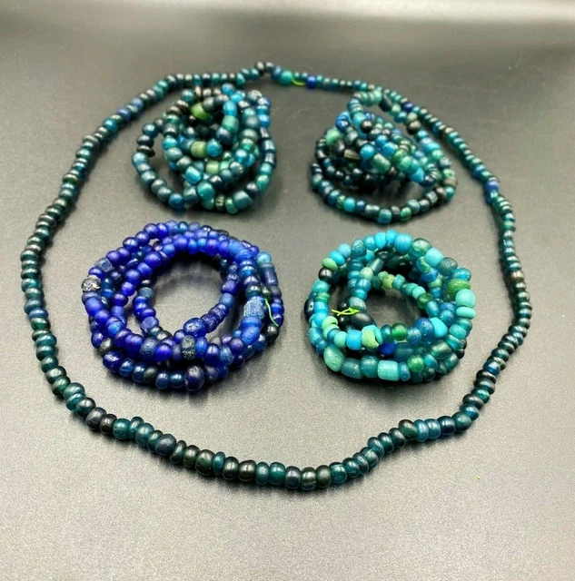 Old Ancient Antique Glass Beads From Ancient Pyu culture period  from Burma 6