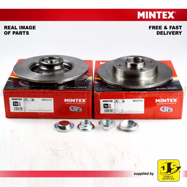 Citroen Ds Ds 3 Peugeot 207 208 307 2008  Mintex Rear Disc Brakes Mdc2121 Pair