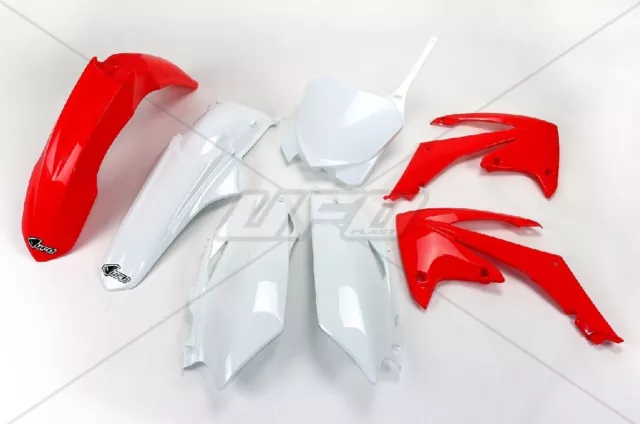 Kunststoffsatz Honda Crf 250R '11-'13, Crf 450R '11-'12 Farbe Oem (Rot/Weiss) (H