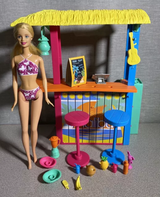 Mattel Barbie Loves the Ocean Malibu Beach Shack Playset & Doll