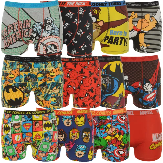 MARVEL COMICS Superman Batman America Boxershorts Trunk Unterhose S M L XL XXL
