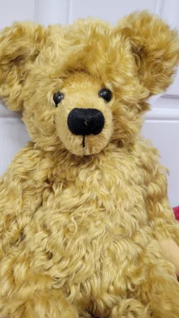 Winifred Bear Mohair Artist Teddy Bear 17 Inches Big Five Way Jointed Golden