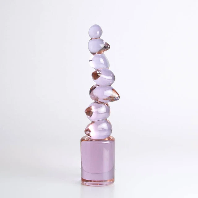 Cristal Murano Escultura Cenedese E. Nason Único Tótem Neodimio 7-teilig