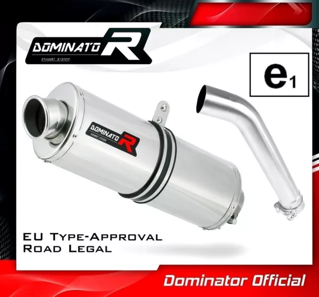 F750GS Homologué Silencieux Échappement exhaust DOMINATOR OVAL 2018 - 2020