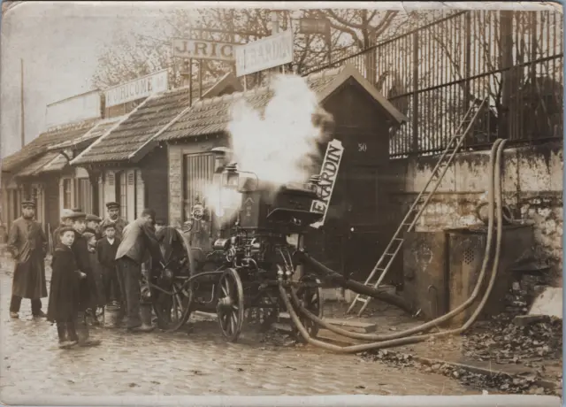 France, Scène de réparation de voiture, Vintage print, circa 1910 Tirage vintage