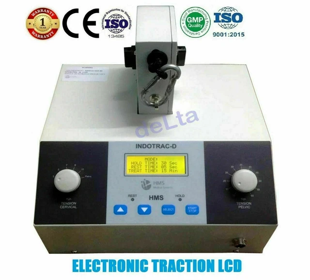 Cervical & Lumber Traction CE Certified Machine Spinal Stress free Physiotherapy