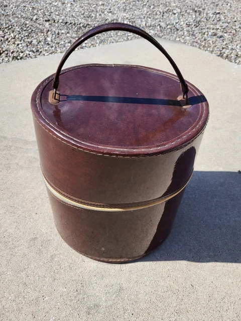 Vintage Wig / Hat Travel Box