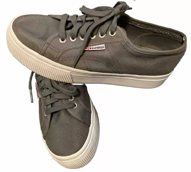 SUPERGA ACOT LINEA Platform Sneaker in Grey Sage Mens 8.5 Women s 10 10.00 PicClick